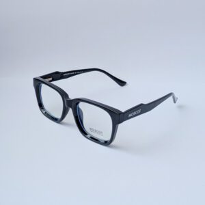 MOSCOT Black Full-Rim Rectangular Eyeglass Frame for Men