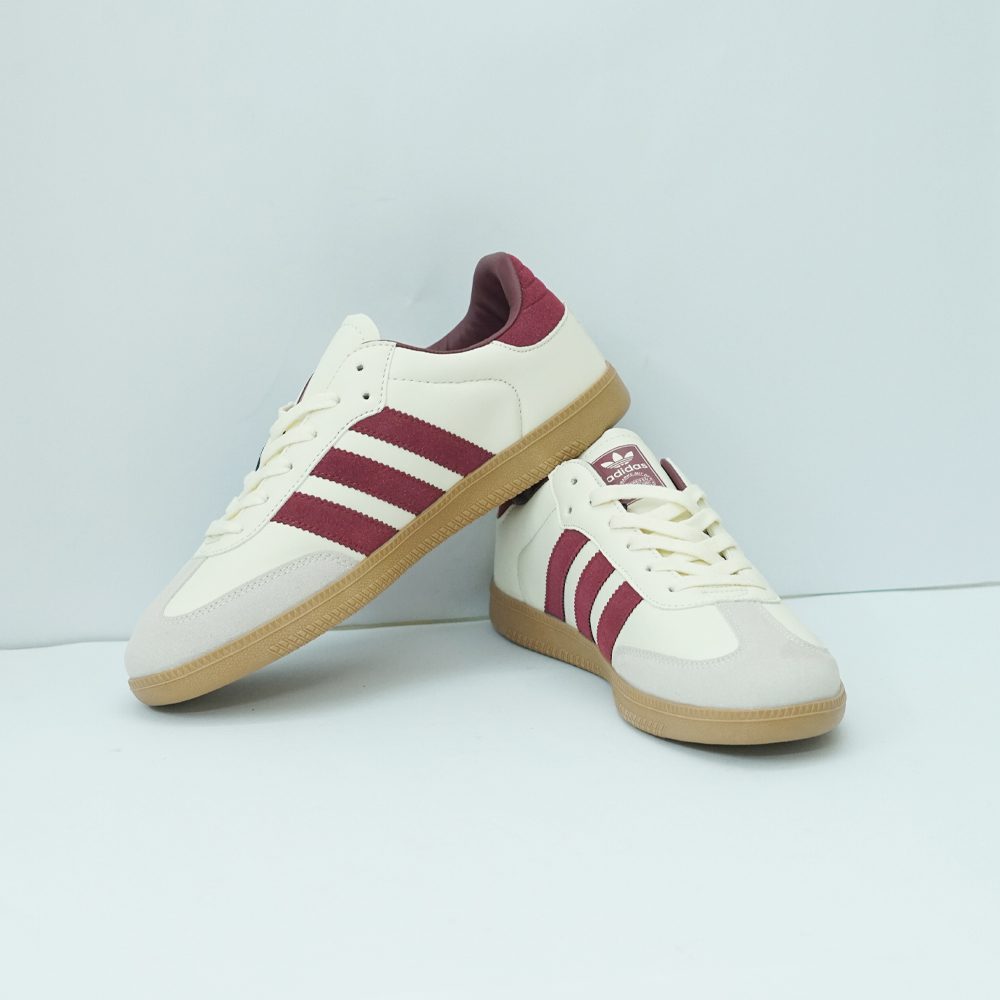 Samba Style Classic Cream and Maroon - Image 3