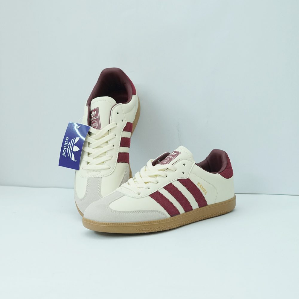 Samba Style Classic Cream and Maroon - Image 4