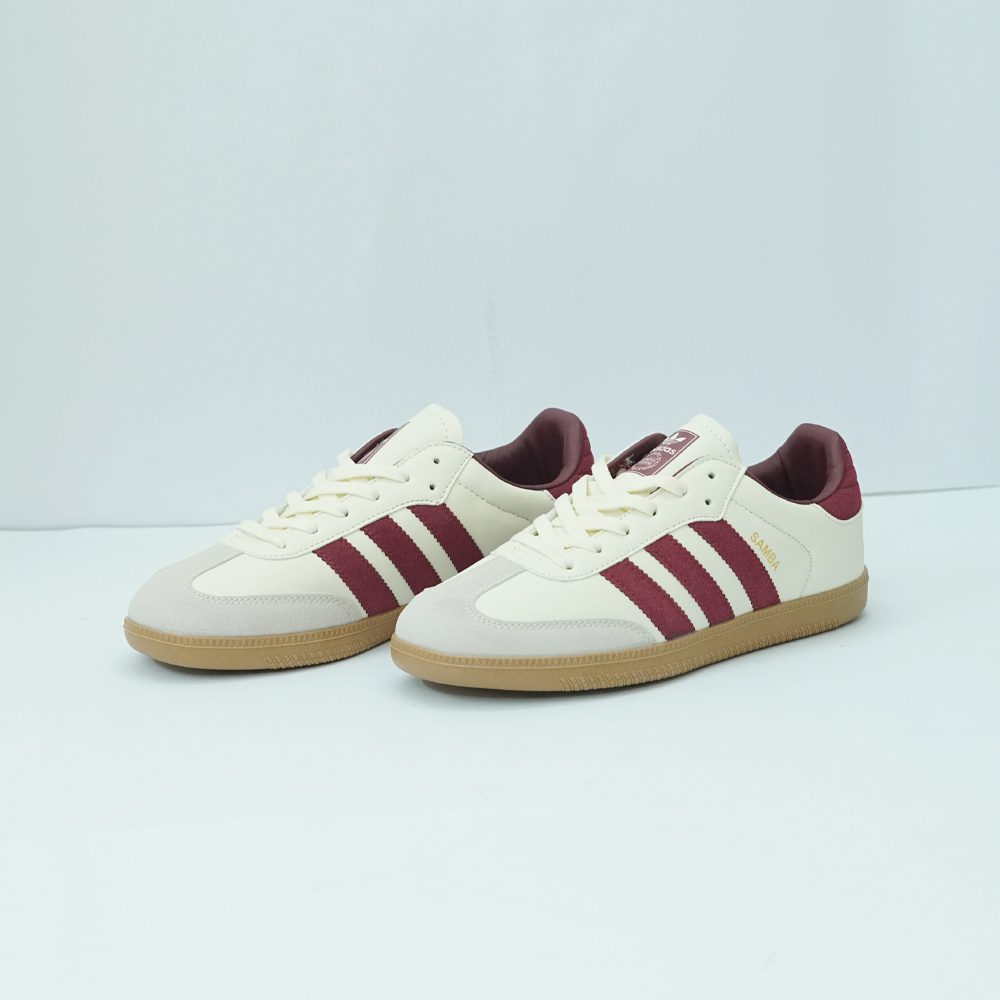Samba Style Classic Cream and Maroon