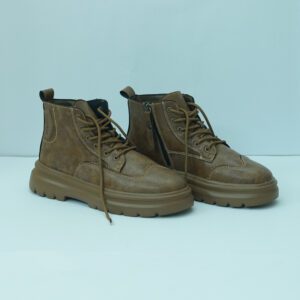 Urban Trek Lace-Up Boots – Khaki Brown